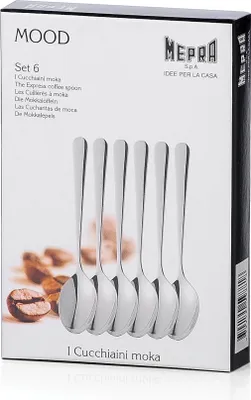 Obrázek produktu pro Sada 6 lžiček na espresso MOOD, Mepra