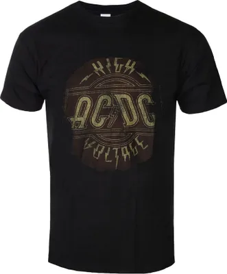 Produktbild von AC/DC - "High Voltage" T-Shirt für Herren/Damen Uni RO854 (S) (Schwarz)