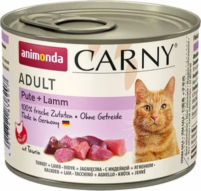 Obrázek produktu pro animonda Carny 83820, Dospělý jedinec, Jehněcí, Turecko, 200 g, Bez obilovin, Bez sóji, Bez umělých barviv
