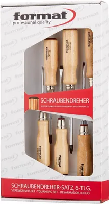 Produktbild von Format Schraubendreher-Satz Holzheft PH 6-teilig