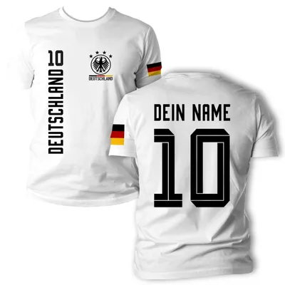 Produktbild von WM 2026 Fußball Fan Shirt Herren Damen Unisex T-Shirt – Weltmeisterschaft Jersey – Geschenk Fußball Fans – Weiß mit Ärmeldruck – Größen: 2XL