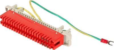Produktbild von EFB-Elektronik LSA-Erdungsdrahtleiste 2/34 34polig für Rundstangenmontage Hersteller: EFB Elektronik (46007.2)