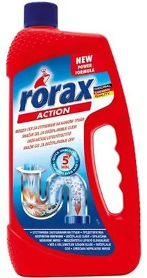 Obrázok produktu pre Čistič odtokov, gél, 1000 ml, RORAX