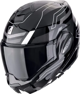 Obrázek produktu pro Přilba Scorpion EXO Tech Evo Conquer, černá/bílá, M (57/58)
