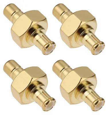 4x SMB auf MCX Adapter, 50 Ω, für DAB, DVB-T, GPS, LoRa