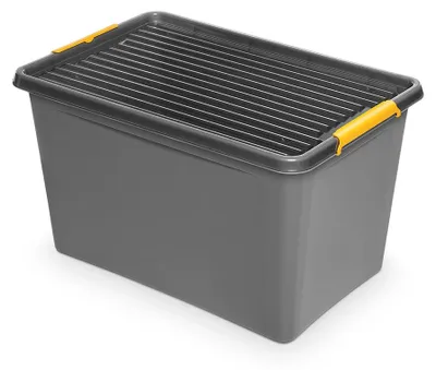 Obrázek produktu pro box 60,0l SOLIDST.-1732, 58x39x35cm, koleč., grafit, plast_EXTPLASTIMEX