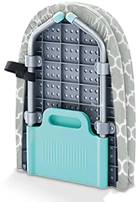 Immagine prodotto di Omgoods - Asse da stiro pieghevole con coperchio resistente al calore (grigio)