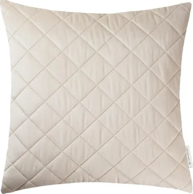 Produktbild von Tom Tailor Zierkissenhülle ohne Füllung FrenchVelvet Quilt  beige Größe 45x45cm