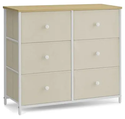 Zdjęcie produktu dla Autronic Komoda 80x30x71cm kov béžová AUK-E1033 WT