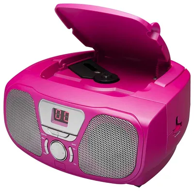 Produktbild von bigben Tragbares CD/Radio CD46 - Kids - Farbe: Pink; AU302790