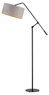 Zdjęcie produktu dla Lampa stojąca podłogowa przegubowa regulowana z abażurem walec AVADO
