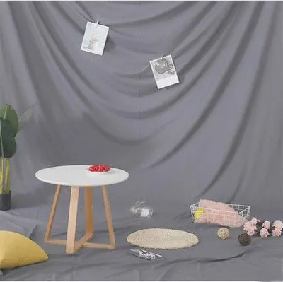 Photo Studio Fotografie Hintergrundtuch Requisiten Porträtfotografie 3*1,5M grau