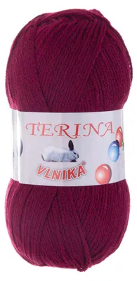 100g Terina Strickgarn Häkelgarn Wolle Acrylwolle pflegeleicht Farbwahl bordeaux