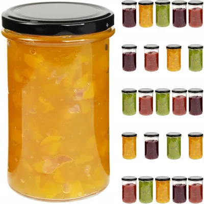 Produktbild von Zaplanowane Einmachgläser 545ml Twist-Off für Vorräte 24 Stück