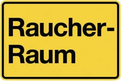Produktbild von Türschild - RAUCHERRAUM - Gr. ca. 30x20cm - 300911