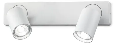 Image de Rudy Applique Moderne en Métal Blanc 2 Luminaires 7W 3000K Lumière Chaude