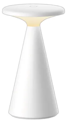 Immagine prodotto di MÜLLER-LICHT Lampada da tavolo ricaricabile a LED 27700206, dimmerabile, 2700K, bianco caldo, bianco