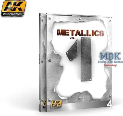 Productafbeelding van AK Interactive S.L. AK-507, Leerreeks 4: "Metalen #1"