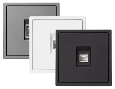 Produktbild von RJ45 Anschluss CAT 6 Internet Luxe 990 Weiß