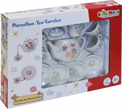 Produktbild von SpielMaus Küche Tee-Service aus Porzellan, 11-teilig Sonstige
