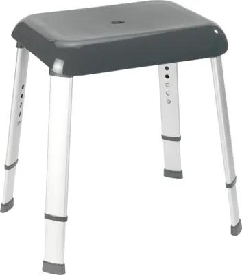 Produktbild von WENKO Secura Badhocker Duschhocker Duschstuhl Badestuhl Höhenverstellbar Premium
