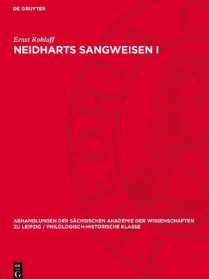 Produktbild von Neidharts Sangweisen I