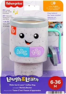 Immagine prodotto di Mattel giocattolo educativo Fisher-Price Wake Up & Learn Tazza da caffè multicolore