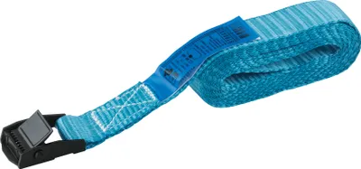 Produktbild von STROXX Zurrgurt 1-teilig, mit Klemmschloss, blau, 200 kg