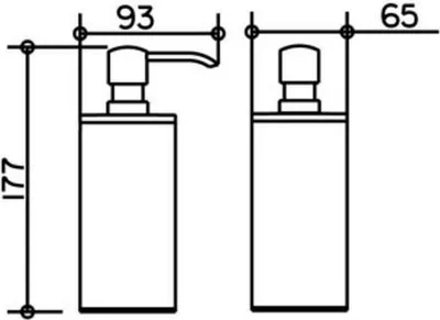 Produktbild von KEUCO KE Lotionspender PLAN Standmodell ES