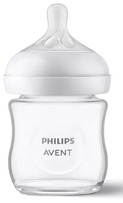 A clear, professional studio shot of a baby bottle.