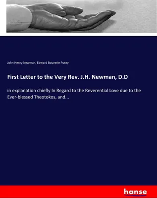 Produktbild von First Letter to the Very Rev. J.H. Newman, D.D