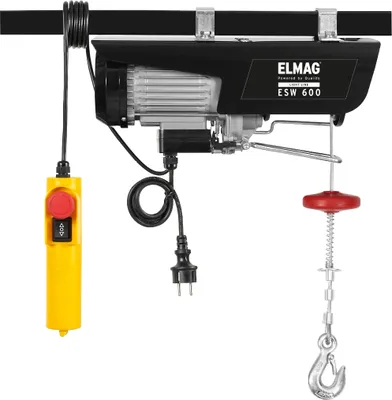Produktbild von ELMAG Elektroseilwinde ESW 600 300/600 kg inkl. Umlenkrolle