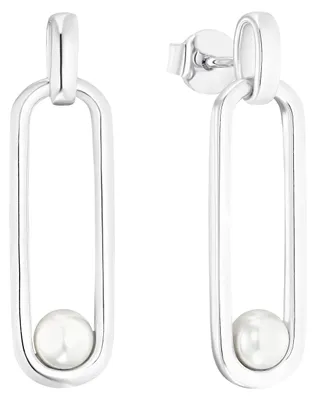 Produktbild von s.Oliver Ohrstecker für Damen aus 925er Silber mit Perle