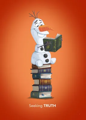 Produktbild von Poster Disney Die Eiskönigin 2 – Olaf sucht die Wahrheit in Büchern 40