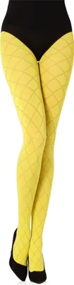 Image de Collants opaques à motifs Merry Style pour femme, modèle MS 328, 60 deniers (Canarinno, XL (44-48)) .