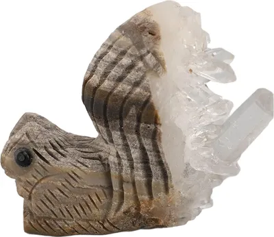 Immagine prodotto di Cristallo -scoiattolo -statua -incisione a mano -tavolo -ornamenti per la casa