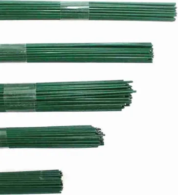Produktbild von 100g Blumendraht grün lackiert Steckdraht Basteldraht Bindedraht alle Größen, Ausf:0.9 x 400mm