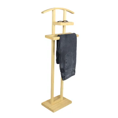Produktbild von "MISOU Dressboy Kleiderständer Kleiderständer Kleiderbutler Kleiderständer Holz 114 cm Bambus"