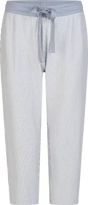 Produktbild von by Louise Damen-Caprihose Streifen jeansblau XXL