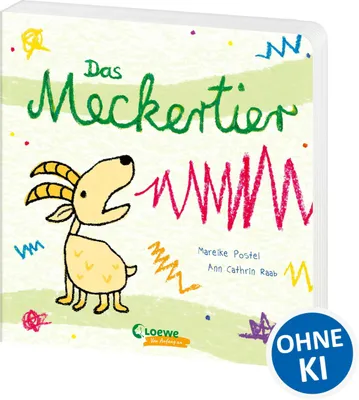 Image de Das Meckertier, lustiges Pappbilderbuch für Kinder ab 2 Jahren
