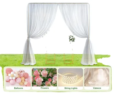Produktbild von Hochzeitsbögen, langlebiger Stahlrahmen, vielseitige Veranstaltungsdekoration, M