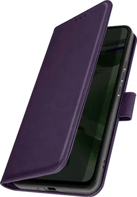 Zdjęcie produktu dla Avizar, skórzane etui z funkcją podstawki Xiaomi Redmi Note 12 5G, fioletowe