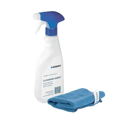 Immagine prodotto di Geberit Reinigungsset für AquaClean, 500ml, umweltfreundlich, mit Reinigungstuch