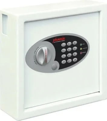 Produktbild von Phoenix KS0031E - Schlüssel-Depottresor - 30 Haken - Elektronisches Tastenschloss - Grau