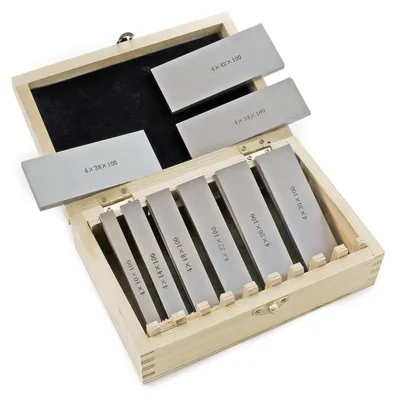 Produktbild von Set aus 18 parallelen Unterlegplatten für Schraubstöcke