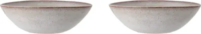 Produktbild von 2er Set Servierschüsseln Sandrine Grau D. 32cm Steingut Bloomingville