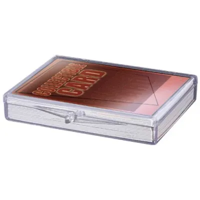 Produktbild von Ultra Pro - Hinged Clear Deckbox (for 25 cards)