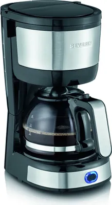 Obrázok produktu pre SEVERIN KA 4808 Kávovar 750W 4 šálky nerezová oceľ čierna