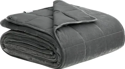 Produktbild von WOLTU Therapiedecke Gewichtsdecke für Erwachsene, aus Mikrofaser, Cashmere Feeling, Beschwerte Decke, Grau 150x200cm, 7kg