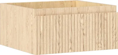 Zdjęcie produktu dla Mexen Rivel szafka łazienkowa podumywalkowa 50 cm, 1 szuflada, ryflowana , dąb - 91A20-05023-1-BF81